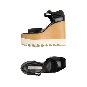 Stella McCartney Ellyse Platform Wedge Shoes